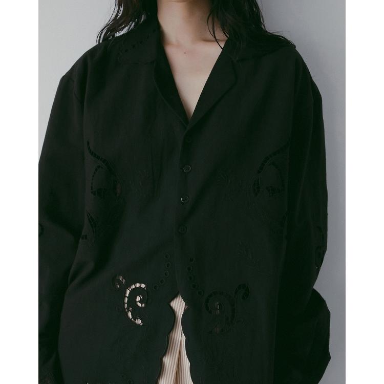 anuke（アンヌーク） 予約商品/anuke Cutwork Opencollar Shirts