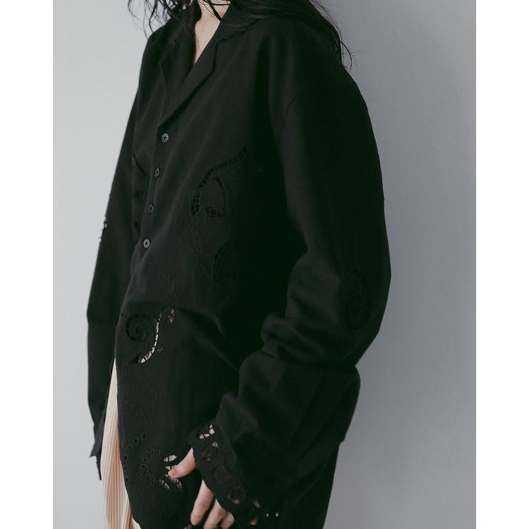 anuke（アンヌーク） 【SOLD OUT】anuke Cutwork Opencollar Shirts