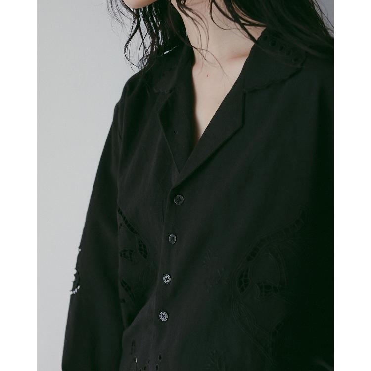 anuke（アンヌーク） 【SOLD OUT】anuke Cutwork Opencollar Shirts