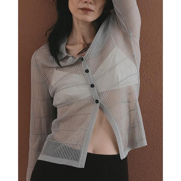 anuke＊トップス 即納】 アンヌーク anuke 2026springsummer トップス Highgauge Sheer