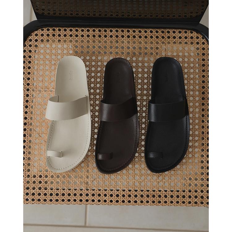 即日発送/anuke アンヌーク Ecoleather Belt Sandals 62611006  2026春夏 キャンセル返品不可の画像