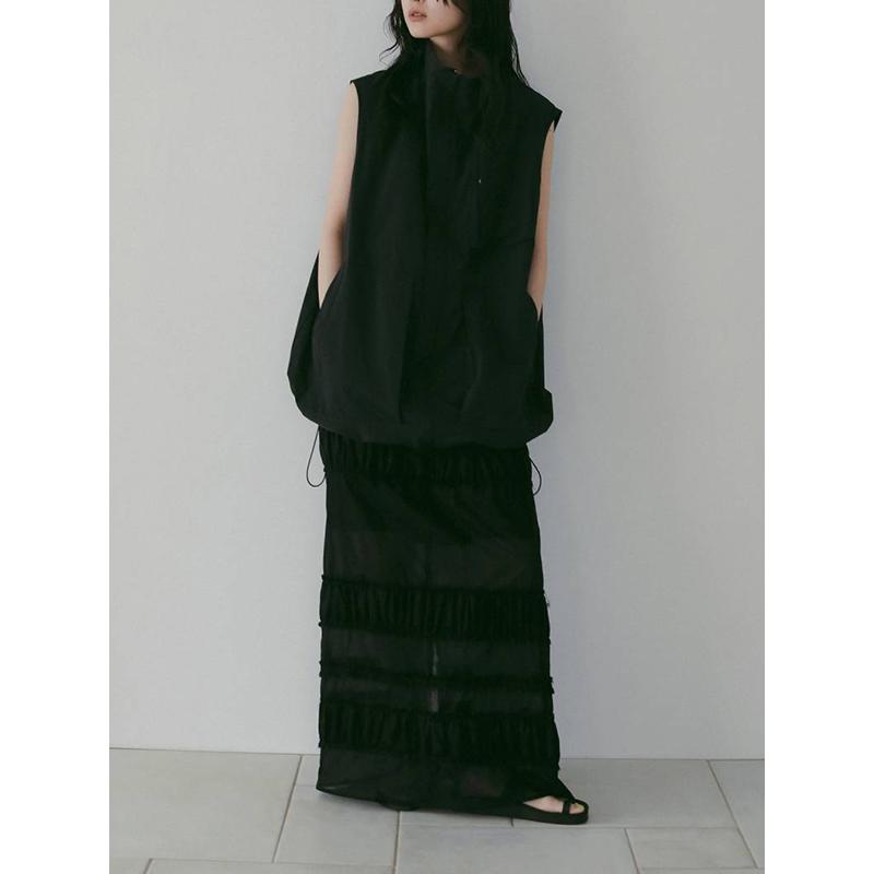 anuke（アンヌーク） 即日発送/anuke Standcollar Pocket Vest