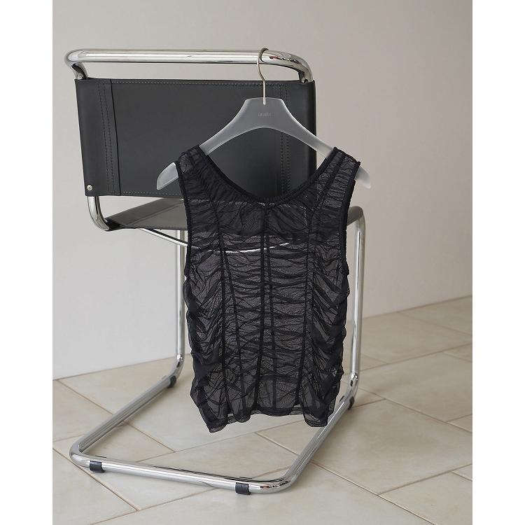 anuke（アンヌーク） 土日も即日発送/anuke Tulle Gather Tanktop