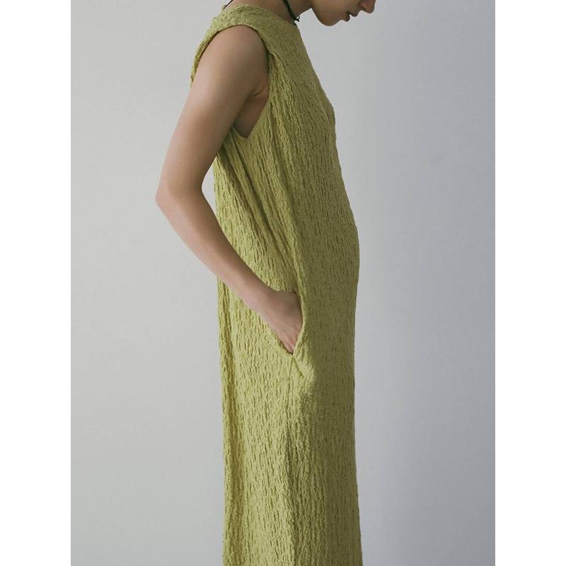 即日発送/anuke アンヌーク Sleeveless Shirring Onepiece 62610306  26SS 2026春夏 キャンセル返品不可の画像