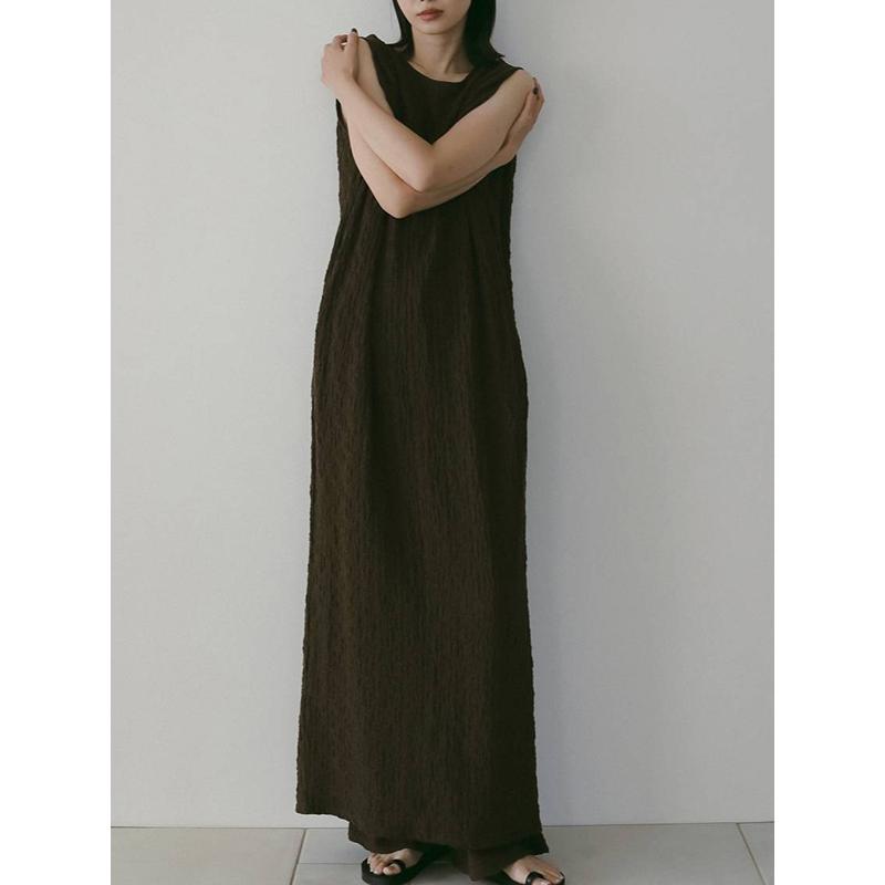 即日発送/anuke アンヌーク Sleeveless Shirring Onepiece 62610306  26SS 2026春夏 キャンセル返品不可の画像