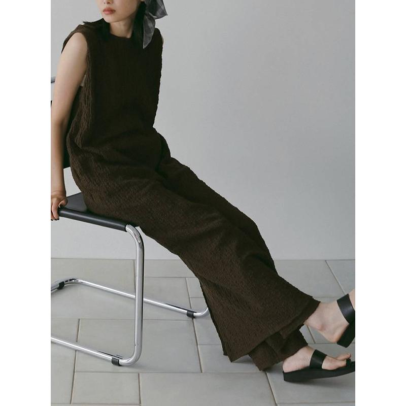 即日発送/anuke アンヌーク Sleeveless Shirring Onepiece 62610306  26SS 2026春夏 キャンセル返品不可の画像