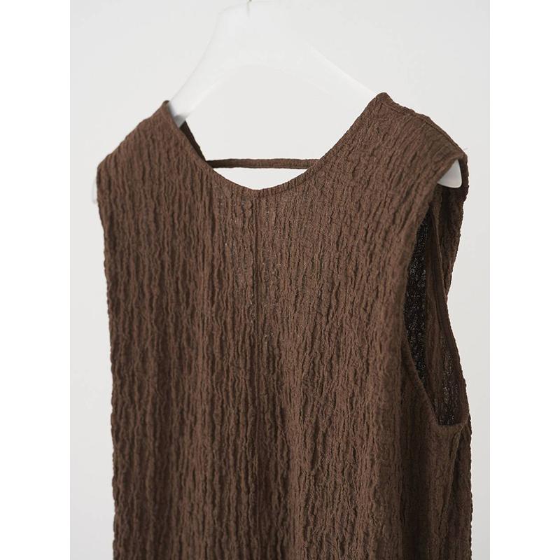 即日発送/anuke アンヌーク Sleeveless Shirring Onepiece 62610306  26SS 2026春夏 キャンセル返品不可の画像
