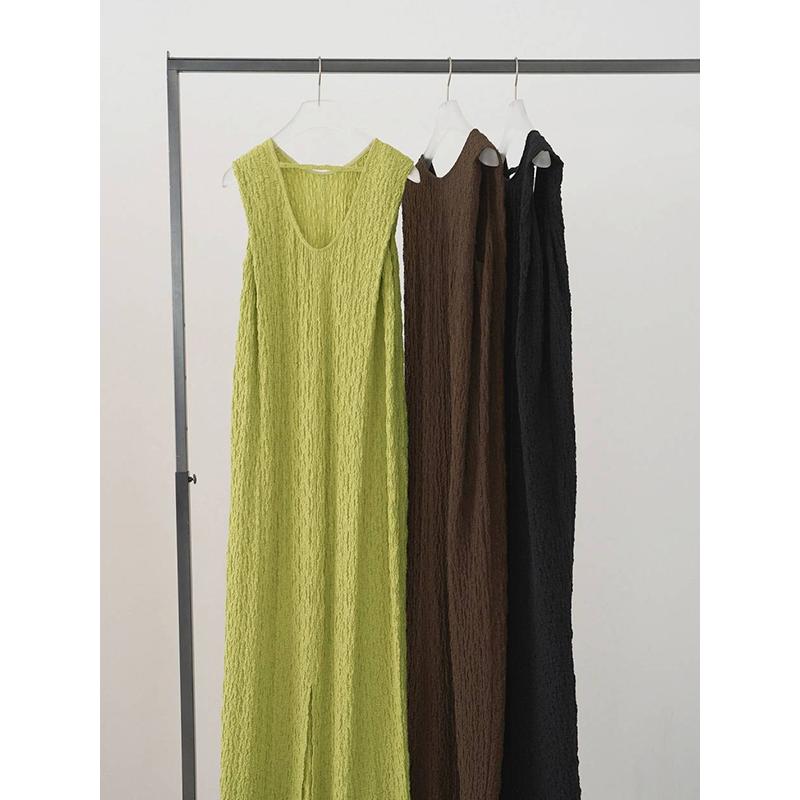 即日発送/anuke アンヌーク Sleeveless Shirring Onepiece 62610306  26SS 2026春夏 キャンセル返品不可の画像