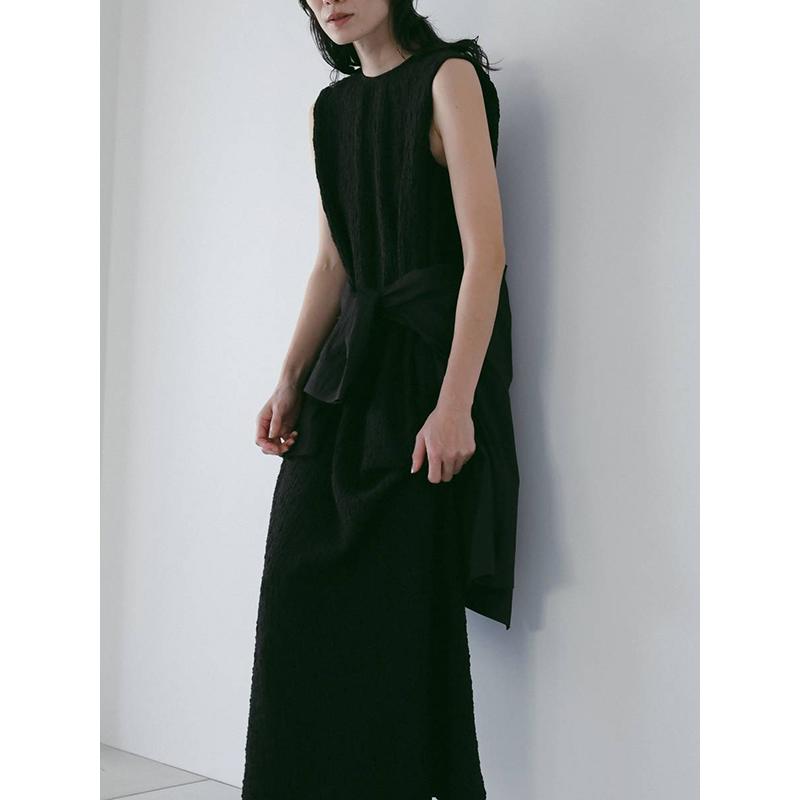 即日発送/anuke アンヌーク Sleeveless Shirring Onepiece 62610306  26SS 2026春夏 キャンセル返品不可の画像