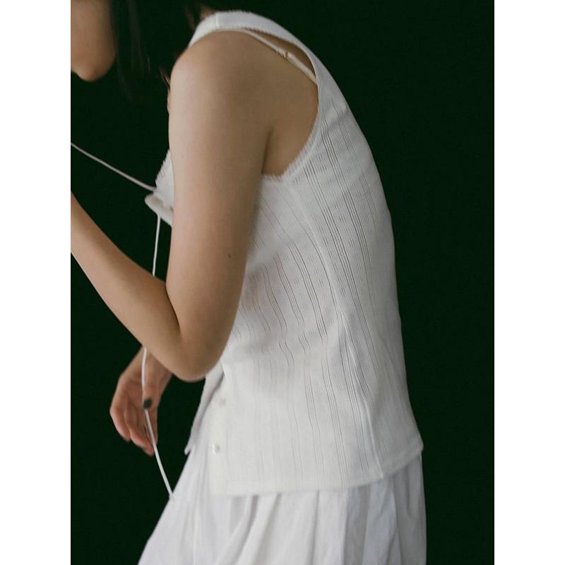 即日発送/anuke アンヌーク Cut Lace Tanktop 62610621  ネコポス送料無料 26SS 2026春夏 キャンセル返品不可の画像