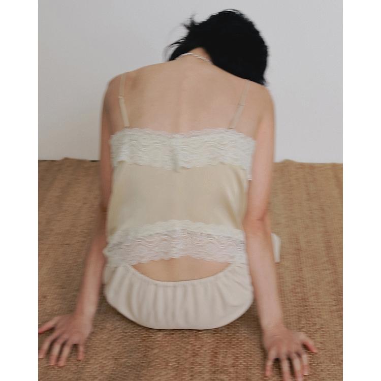 anuke（アンヌーク） 【SOLD OUT】anuke Satin Lace Camisole 62610425