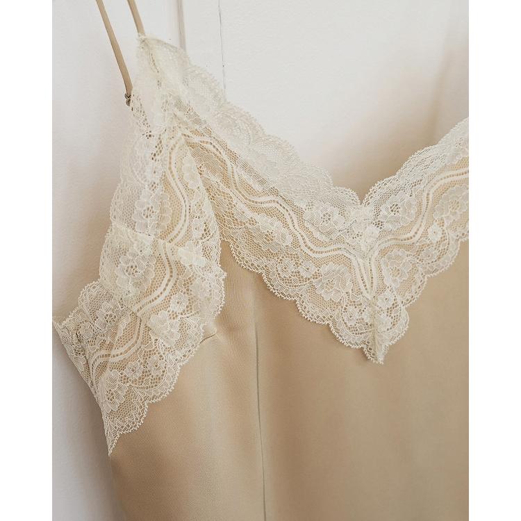anuke（アンヌーク） 【SOLD OUT】anuke Satin Lace Camisole 62610425