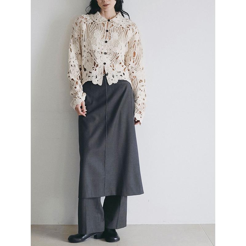 anuke（アンヌーク） 予約商品/anuke Embroidery Over Shirts 62620402
