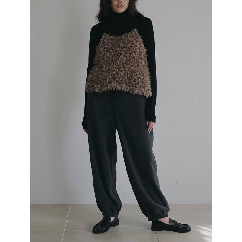 anuke（アンヌーク） 土日祝も即日発送/anuke Tulle Fringe Camisole 