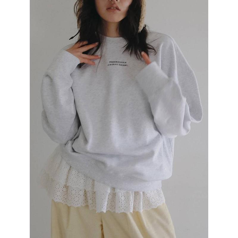 anuke（アンヌーク） 即日発送/anuke Embroidery Over Sweat 62620609