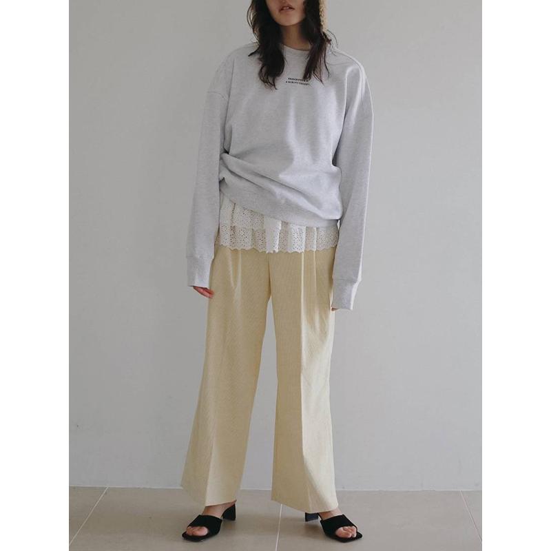 anuke（アンヌーク） 即日発送/anuke Embroidery Over Sweat 62620609