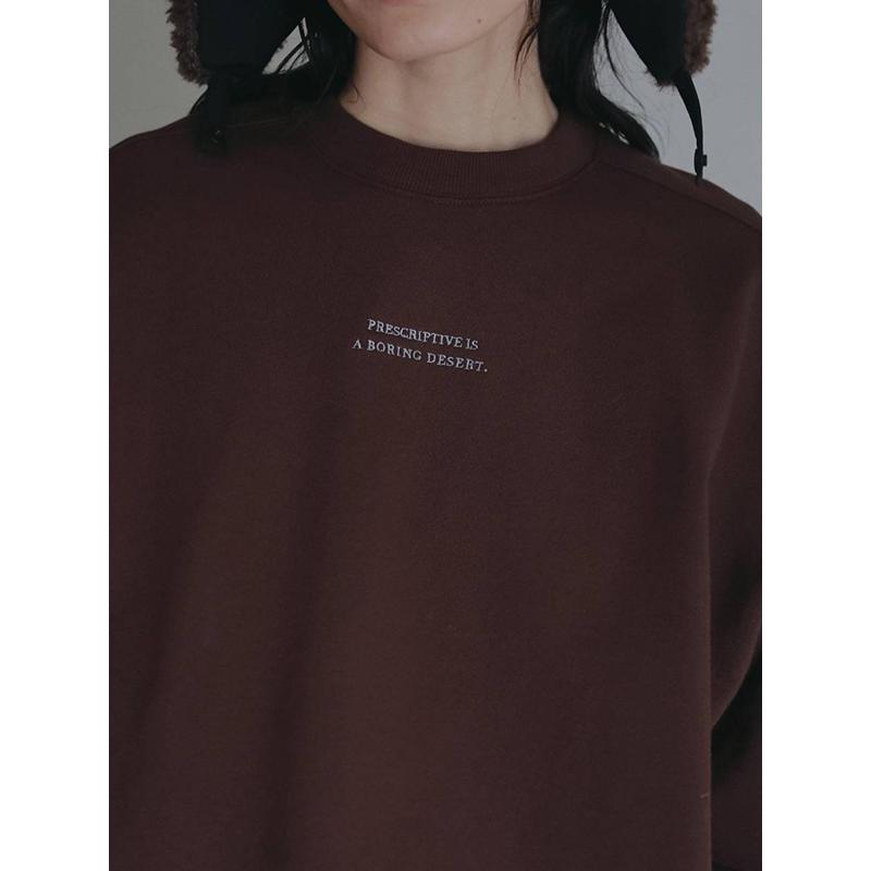 anuke（アンヌーク） 即日発送/anuke Embroidery Over Sweat 62620609