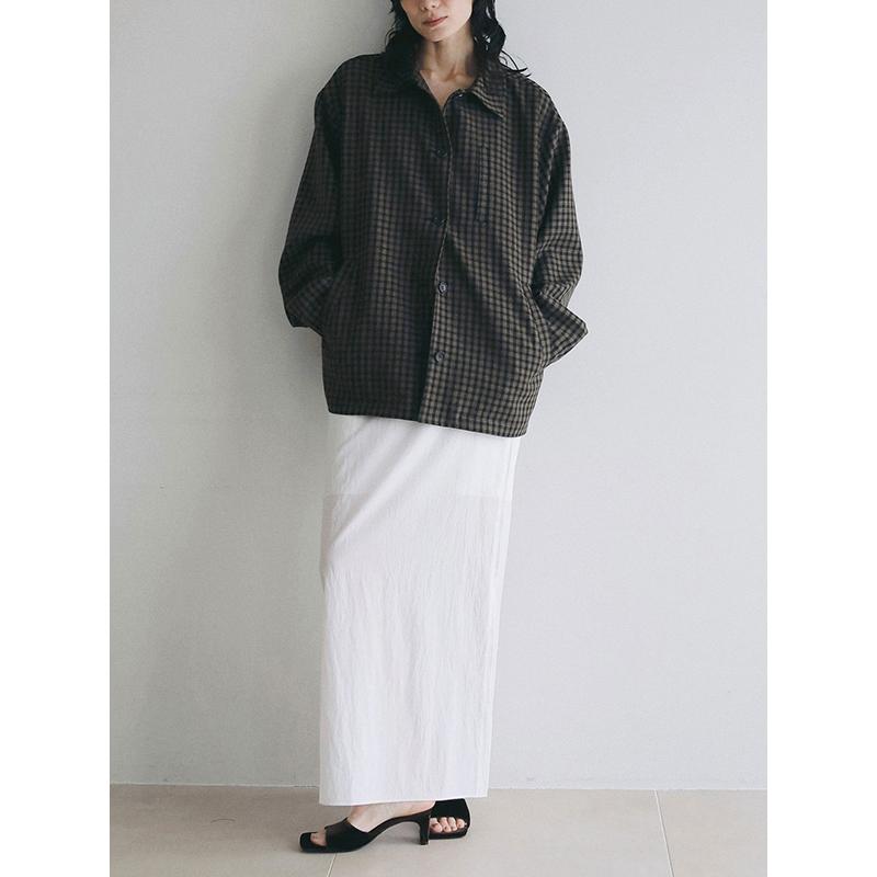 anuke（アンヌーク） 即日発送(火曜除く)/anuke Check Coverall Jacket