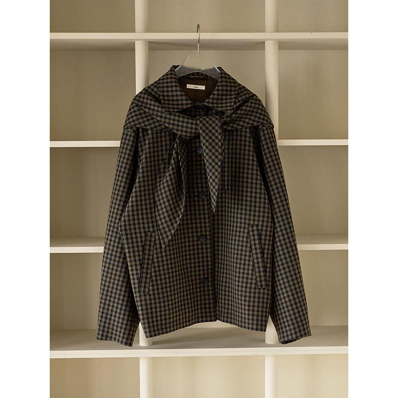 anuke（アンヌーク） 予約商品/anuke Check Coverall Jacket 62620102