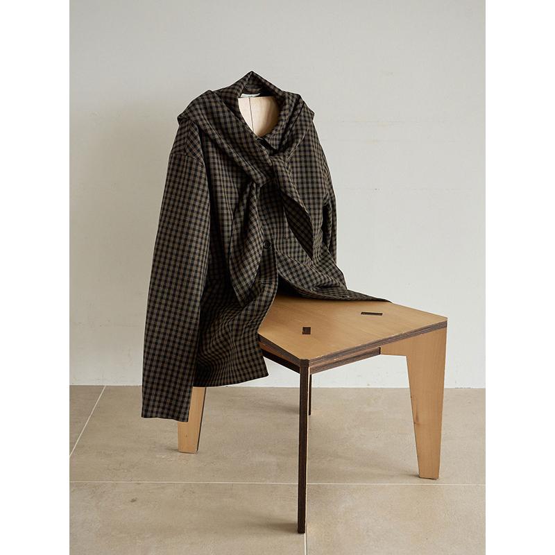 anuke（アンヌーク） 予約商品/anuke Check Coverall Jacket 62620102