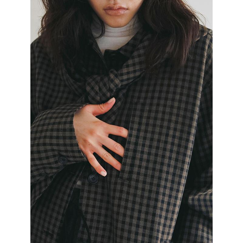 anuke（アンヌーク） 予約商品/anuke Check Coverall Jacket 62620102