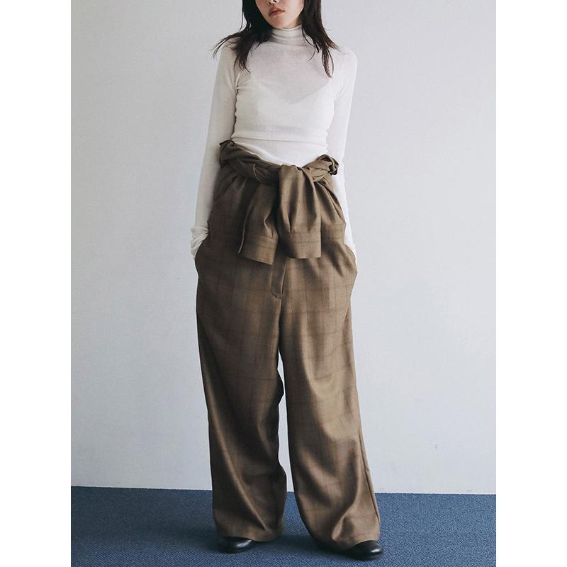 ànuke／Uneck Check Combinaison anuke Uneck Check Combinaison brown（38） anuke Uneck Check