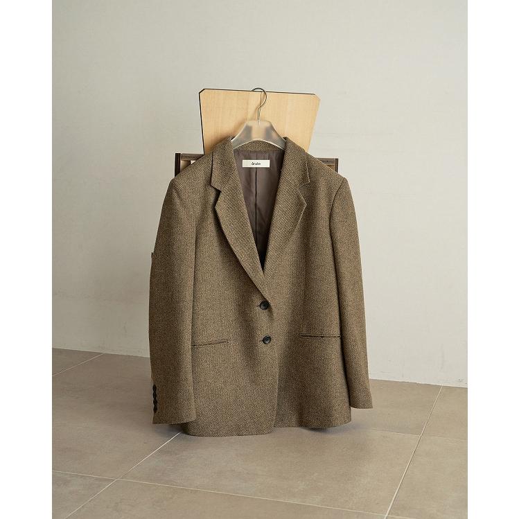 anuke（アンヌーク） 予約商品/anuke Herringbone Wool Jacket