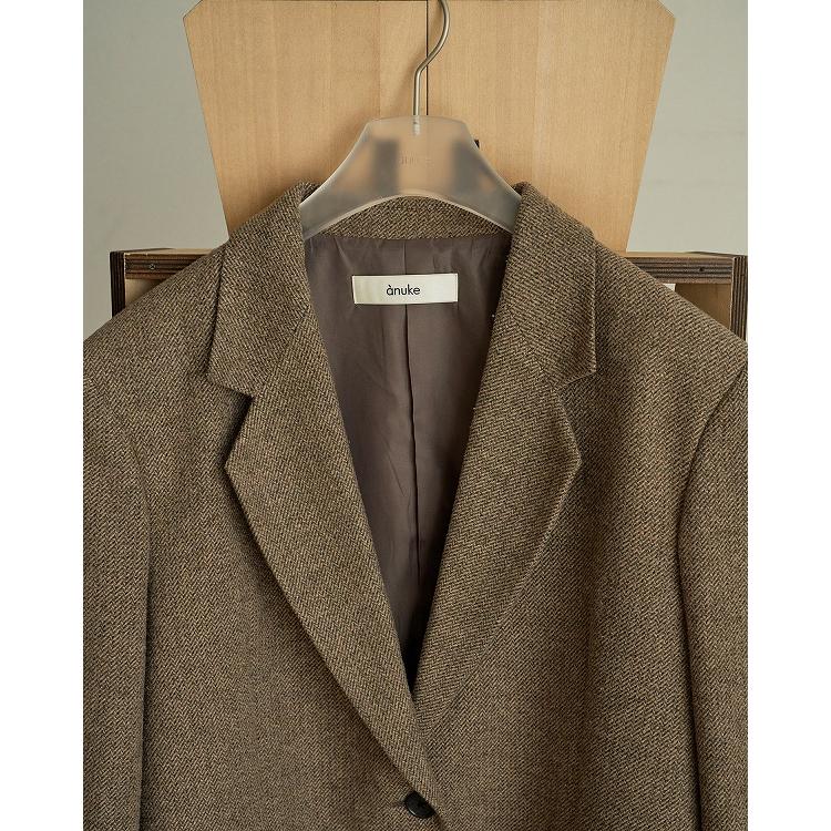新品未使用　anuke Herringbone Wool Jacket anuke（アンヌーク） 予約商品/anuke Herringbone Wool Jacket