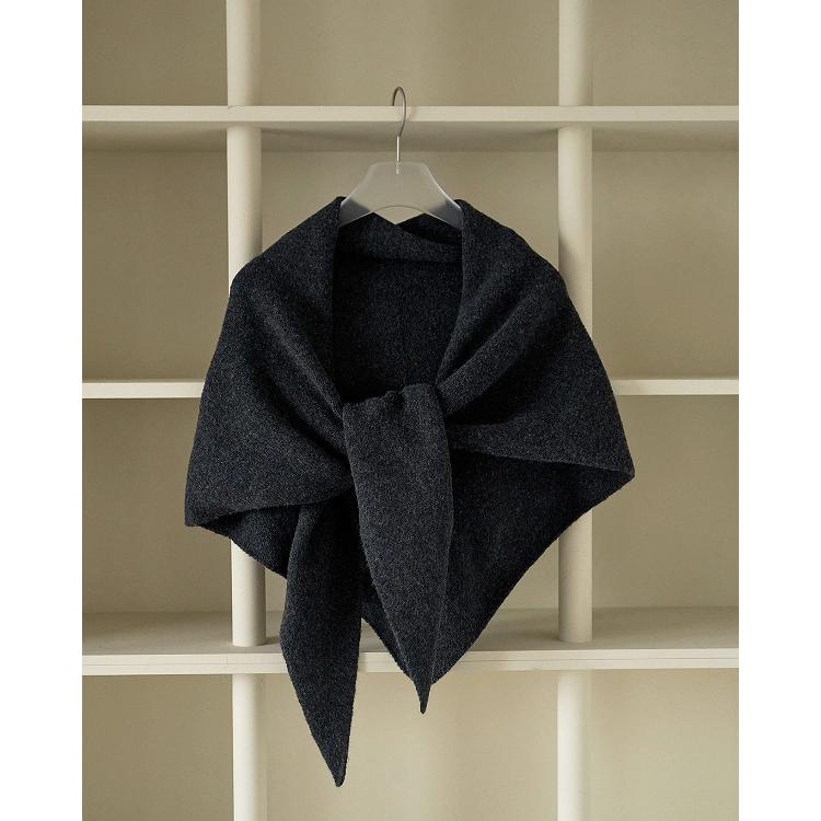 anuke アンヌーク 0322 aguro anuke（アンヌーク） 予約商品/anuke Knit Triangle Scarf 62621013 9