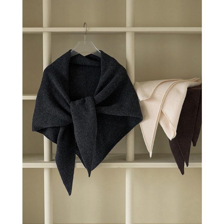 anuke（アンヌーク） 予約商品/anuke Knit Triangle Scarf 62621013 9