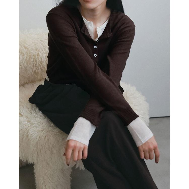 anuke（アンヌーク） 予約商品/anuke Layered Crewneck Cardigan