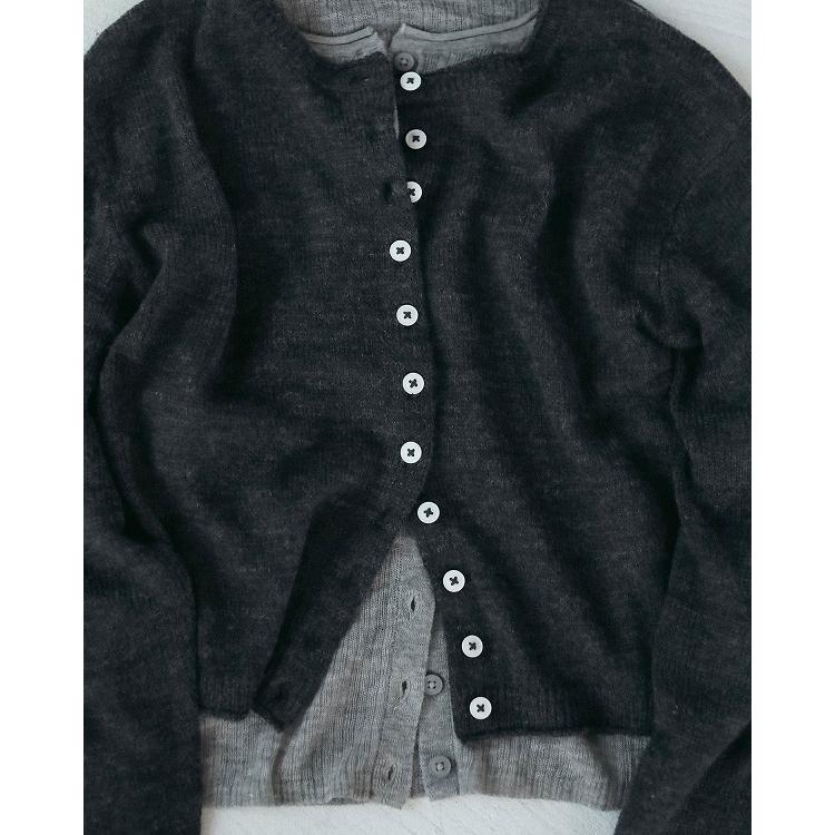 anuke（アンヌーク） 予約商品/anuke Layered Crewneck Cardigan