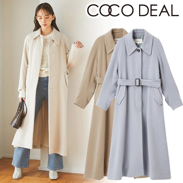 話題の人気 Coco 21fw 新作 キャンセル返品不可 通販 ココディール ウールステンカラーコート 即日発送 Cocodeal 正規販売店 正規品 Deal コート アウター Dagl Tg