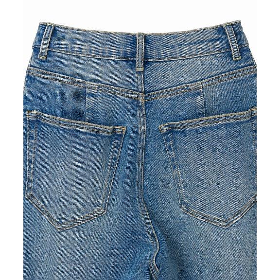 即日発送 COCODEAL ココディール ウエストデザインデニムパンツ