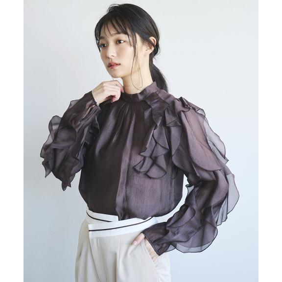 フリルブラウス ココディール 2024