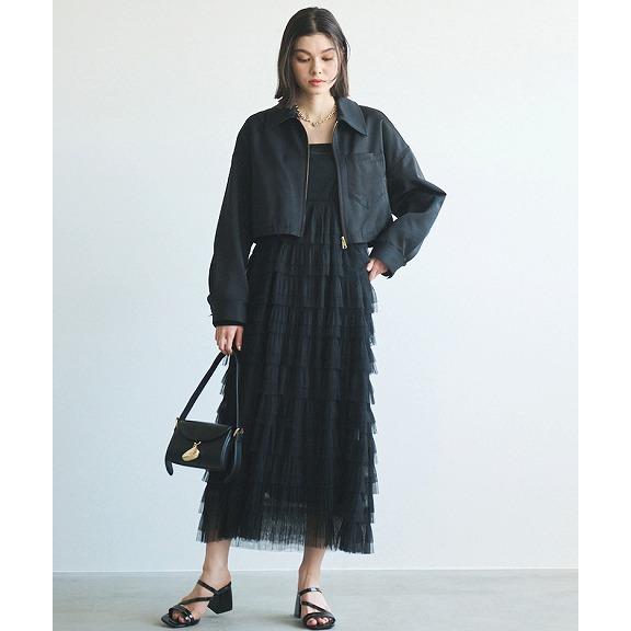 SALE40%OFF／即日発送 COCODEAL ココディール チュールプリーツ 