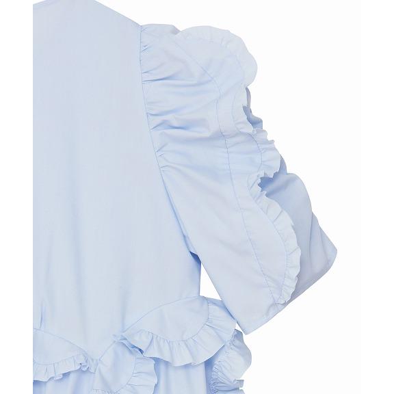 SOLD OUT】即日発送 COCODEAL ココディール T/Cフリルチュニック 