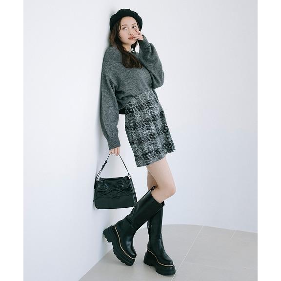 土日も即日発送/COCODEAL ココディール ラクーンオフショルダーニット  