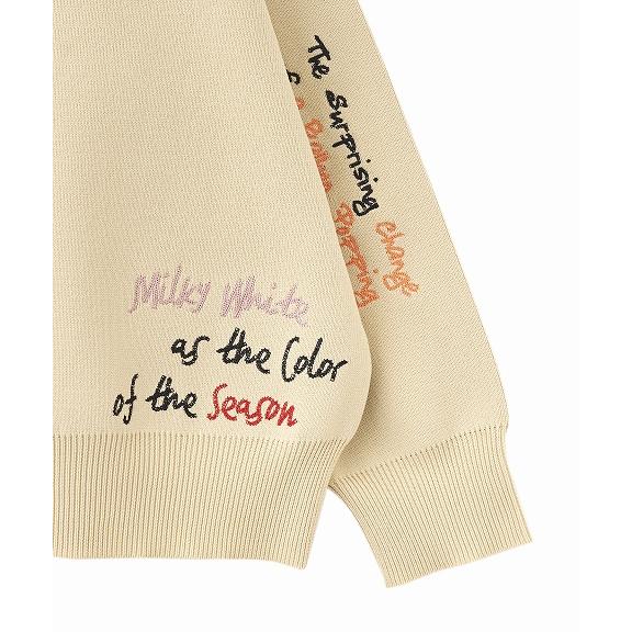 ココディール 【SOLD OUT】COCODEAL ロゴ刺繍ニットカーディガン ココディール 【SOLD OUT】COCODEAL ロゴ刺繍ニットカーディガン