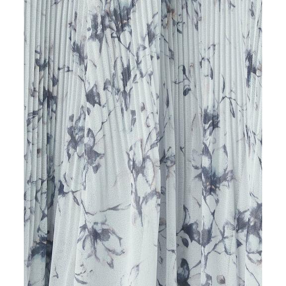 【極美品】ANERI COCO FLOWER DRESS プリーツ シフォン 極美品】ANERI COCO FLOWER DRESS プリーツ シフォン