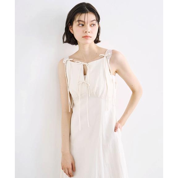 ココディール 追加生産決定/予約商品/COCODEAL リボンキャミワンピース 