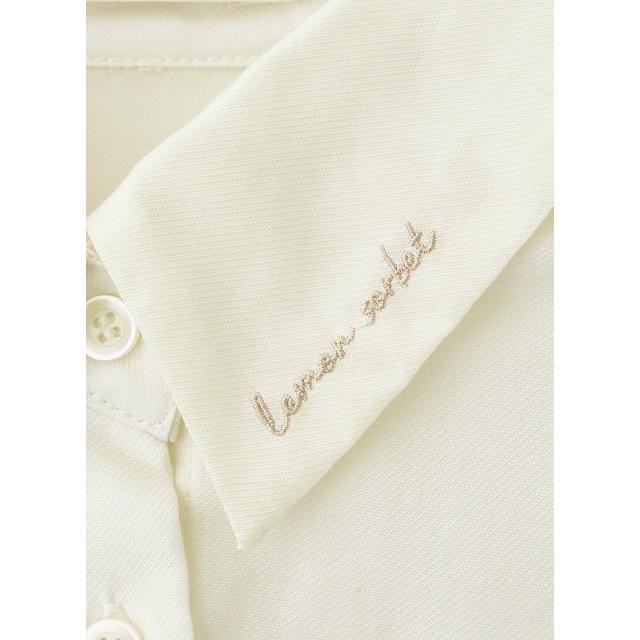 新品未使用　TODAYFUL アイボリー　刺繍入り　シャツ TODAYFUL Embroidery Patchwork Shirts ¥23,100税込 color:ecru, black