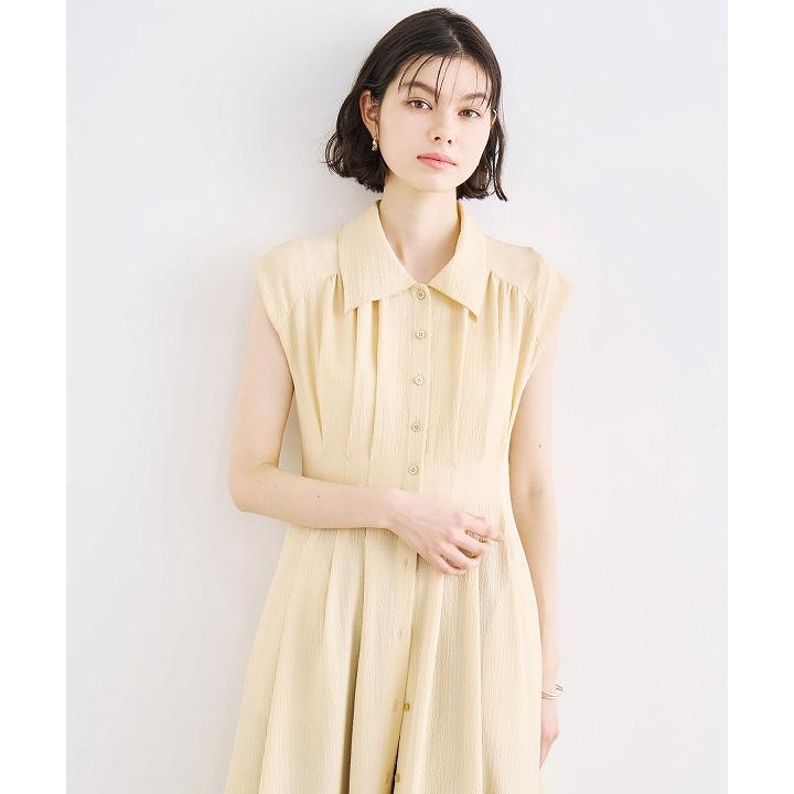 ココディール 即日発送/COCODEAL ノースリーブシャツワンピース  