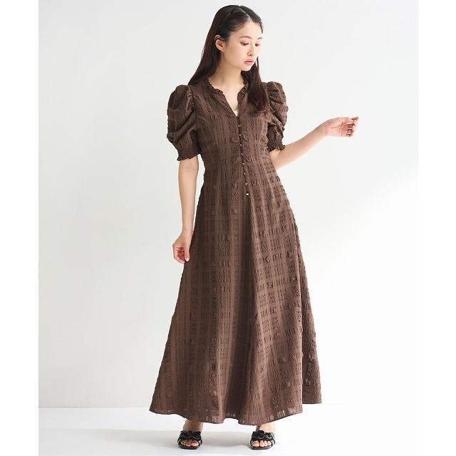 ココディール バックシャンチェックワンピース ココディール 即日発送/COCODEAL バックシャンチェック