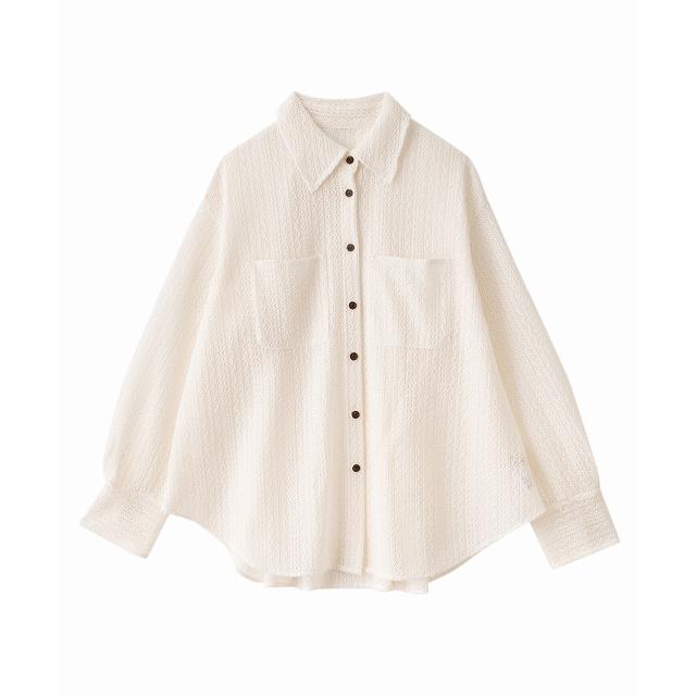 ココディール　シャツ COCODEAL (ココディール）MANY WAYオーバーサイズシャツ 22秋冬