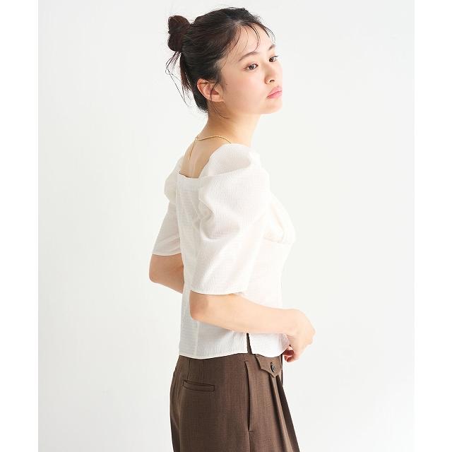 COCO DEAL パフスリーブビスチェブラウス アイボリー ココディール（COCO DEAL） ＼SALE20%OFF+2BUY10%OFFクーポン有／土日