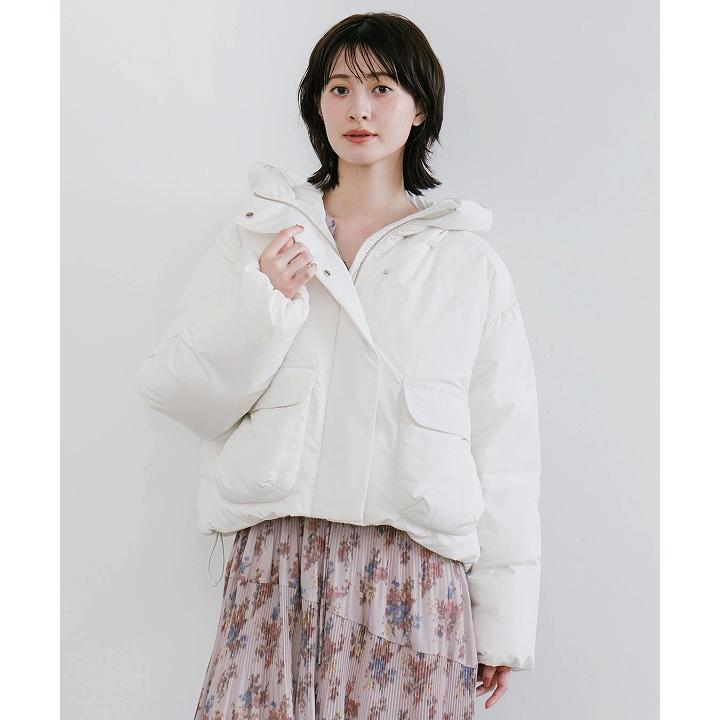 ココディール cocodeal ボリュームワイドショートダウン オフホワイト COCO DEAL ココディール ボリュームワイドショートダウン オフホワイト