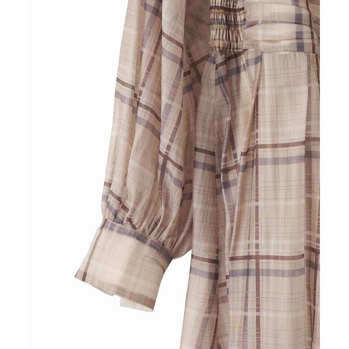 ココディール 即日発送/COCODEAL チェックシャツワンピース