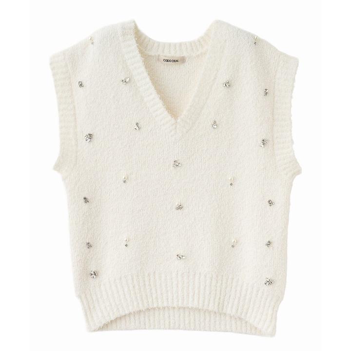 ココディール（COCO DEAL） 土日も即日発送/COCODEAL ビジューニット