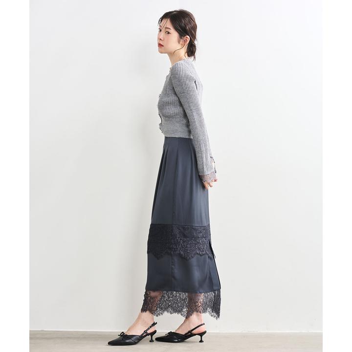 【新品未使用】完売品ココディール シアーリブレースカーディガン 新品未使用】ココディール シアーリブレースカーディガン シアーリブ